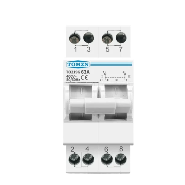 Tomzn 2P 63A MTS Dual Power Manual Transfer