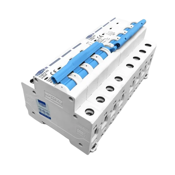 Tomzn TOB7Z-63 4P+4P 63A DC MTS Dual Power Front Side