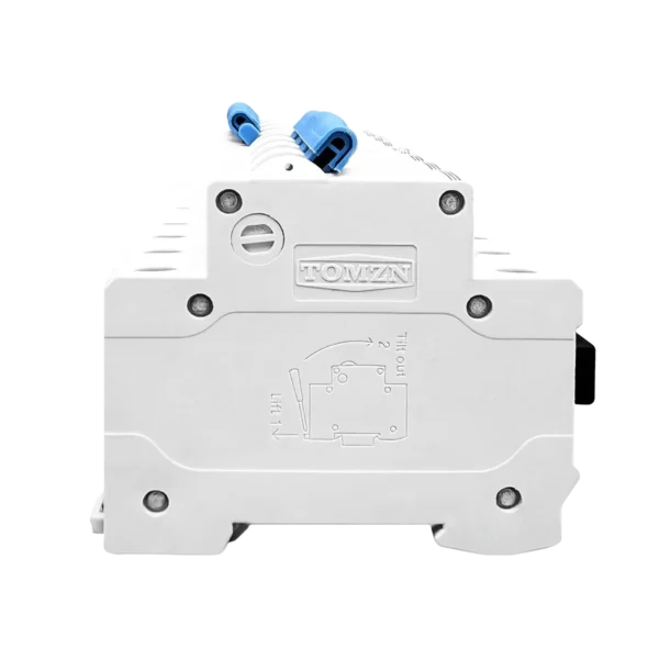 Tomzn TOB7Z-63 4P+4P 63A DC MTS Dual Power Side View 3