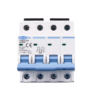Tomzn TOB7Z-63 4P DC 1200V MCB Circuit Breaker