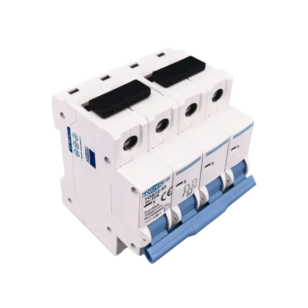 Tomzn TOB7Z-63 4P DC 1200V MCB Circuit Breaker 3