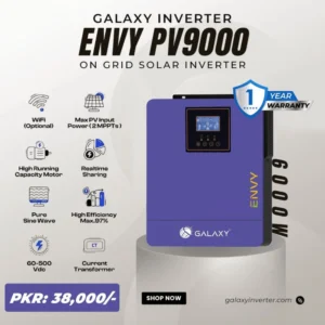 Galaxy Envy 6kW Inverter PV 9000 Without Battery